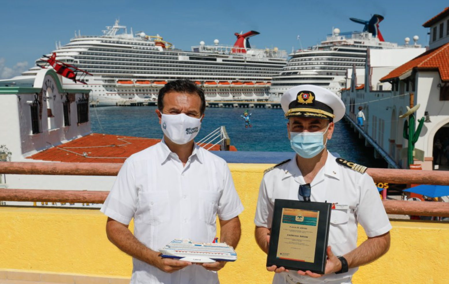 Cozumel ya recibe a las cinco compañías de cruceros más importantes de la industria